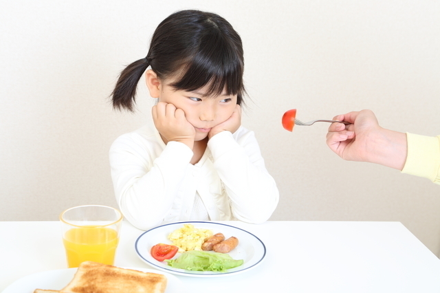 好き嫌いが多い女の子のイメージ