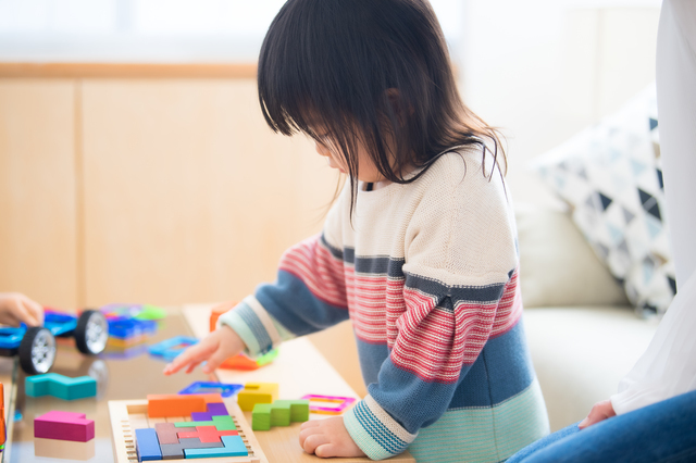 好きなことや興味のあることを楽しむ子の様子